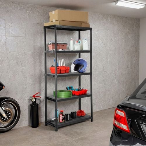 REGAŁ MAGAZYNOWY PLASTIKOWY DO GARAŻU PIWNICY SPIŻARNI MOCNY 5 PÓŁEK na Arena.pl