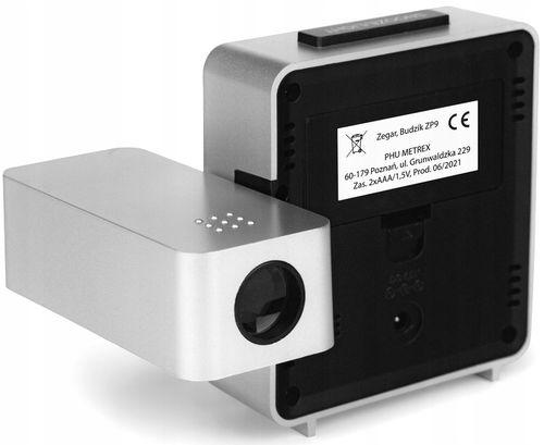 ZEGAR Z PROJEKTOREM TERMOMETR BUDZIK STACJA POGODY DCF na Arena.pl