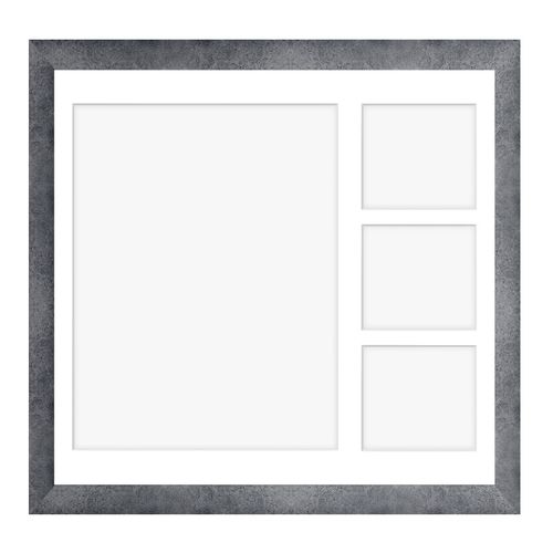 Ramka na 4 zdjęcia Hekla 40x40x4 MDF galeria beton 1szt. na Arena.pl