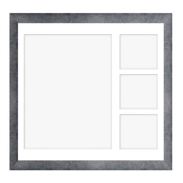 Ramka na 4 zdjęcia Hekla 40x40x4 MDF galeria beton 1szt. zdjęcie 2