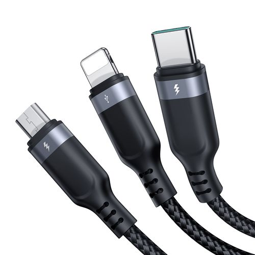 3w1 kabel przewód usb multi-use series do lightning usb-c micro usb na Arena.pl