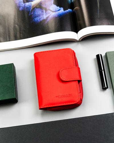 portfel damski pu k-030b-bl 8310 red na Arena.pl