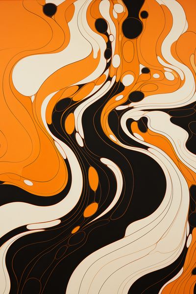 Plakat 40x60cm Tańczący Atrament zdjęcie 1