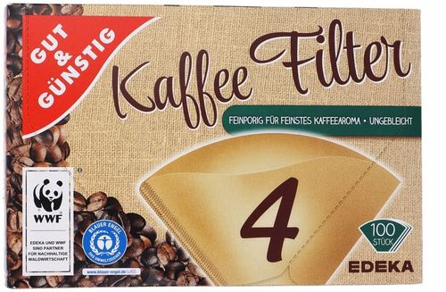 5 x FILTRY do kawy 4 papierowe do ekspresów 100 sztuk na Arena.pl