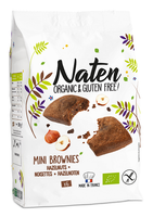 Bezglutenowe Brownie z Czekoladą i Orzechami Laskowymi BIO 170g - Naten