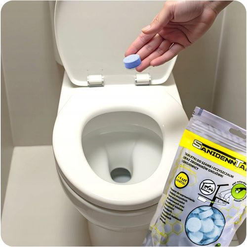 Tabletki bakterie do szamba i oczyszczalni SANIDENN 96+4 zapas na 2 na Arena.pl