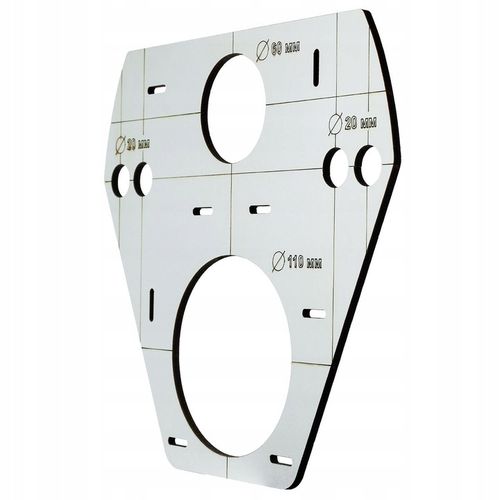 SZABLON WZORNIK OTWORÓW STELAŻ WC GEBERIT TECE GROHE KOŁO CERSANIT na Arena.pl