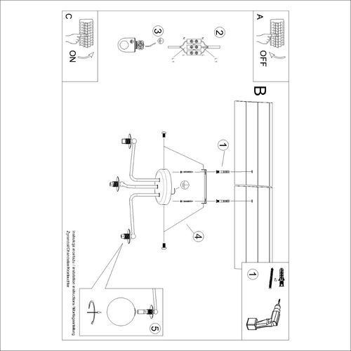 Żyrandol ASTRAL 3 biały na Arena.pl