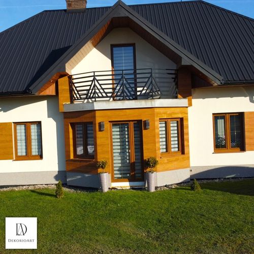 ZESTAW DESKA ELEWACYJNA ELASTYCZNA IMITACJA DREWNA 1M2 18 KOLORÓW DO WYBORU na Arena.pl