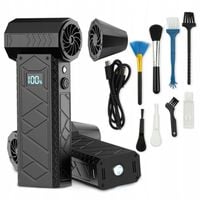 MINI DMUCHAWA DMUCHUŚ TURBO JET FAN NOWY MODEL 2025 LCD DZIEŃ OJCA