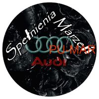 Opłatek na tort Urodziny Audi Samochód Auto Logo Tekst Gratis