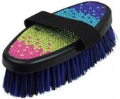 Szczotka York Rainbow miękka do sierści KONIA średnia - wygodna i