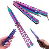 2X NÓŻ MOTYLKOWY NOZ MOTYLEK TRENINGOWY SCYZORYK 22,5 CM