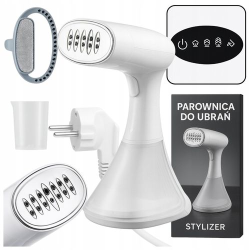 PAROWNICA RĘCZNA ŻELAZKO PAROWE DO UBRAŃ ZASŁON FIRANEK mocne STEAMER na Arena.pl