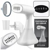 PAROWNICA RĘCZNA ŻELAZKO PAROWE DO UBRAŃ ZASŁON FIRANEK mocne STEAMER