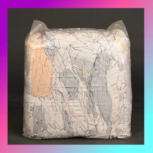 Czyściwo Bawełniane Przemysłowe Pościel 100 % Kolor Cięte Bezpyłowe 8 KG na Arena.pl