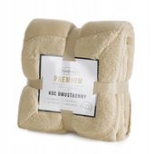 Koc Narzuta Dwustronny 170x200 Sherpa Tedy Eurofirany Baranek Ciepły Kolory