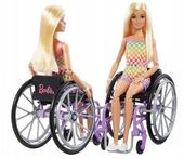 LALKA BARBIE NA WÓZKU INWALIDZKIM HJT13