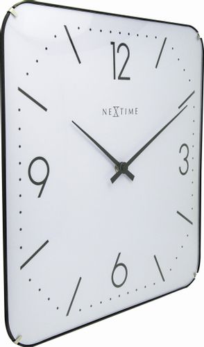 Zegar ścienny NeXtime Basic Square Dome 3174 na Arena.pl