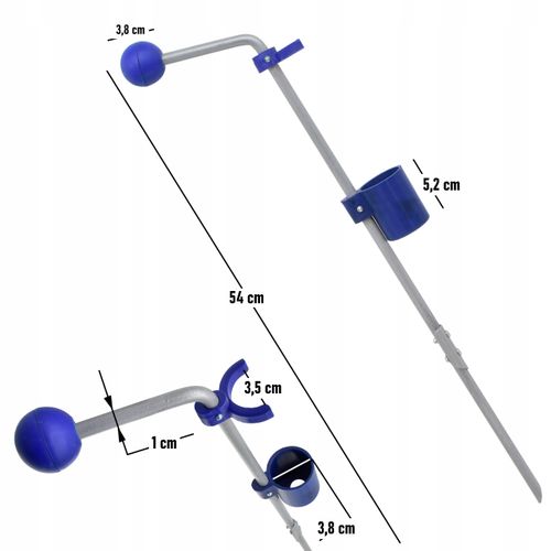 Podpórka WĘDKARSKA FEEDER stojak gruntowy METAL 54 na Arena.pl