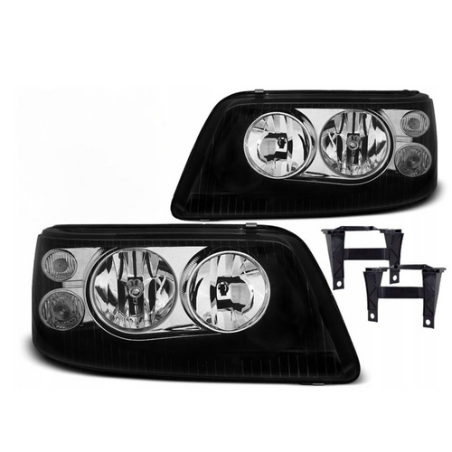 Nowe Lampy Reflektory Do VW T5 Od 2003 Do 2009 BLACK DEPO SILNICZKI GRATIS na Arena.pl