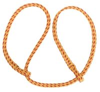 Linka wycieleniowa płasko pleciona, 130 cm, 2 pętle, żółty/czerwony, Kerbl