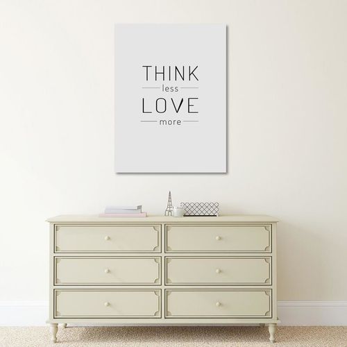 Deco Panel, Think less love more 30x40 na Arena.pl
