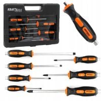 Zestaw wkrętaków śrubokrętów do podbijania ślusarskie 7 sztuk KD10899