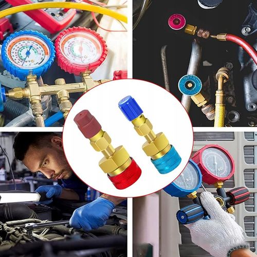 PRZEJŚCIÓWEK Z CZYNNIKA R1234YF NA R134A 2 SZT ZESTAW na Arena.pl