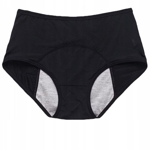 2 szt majtki menstruacyjne figi damskie menstruacyjna nieprzeciekające 3XL na Arena.pl