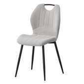 Krzesło tapicerowane Aria 3D beżowe do salonu jadalni