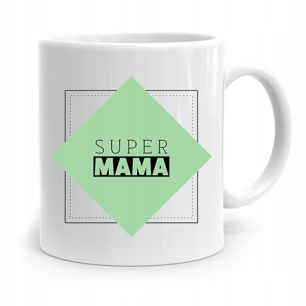 Kubek Prezent Urodzinowy Dla Super Mamy Matki Z Nadrukiem Ze Zdjęciem zdjęcie 1
