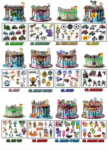 OPŁATEK ZESTAW NA URODZINY POSTACIE ZOMBIE ZOMBI + IMIĘ na Arena.pl