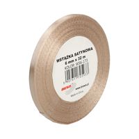 WSTĄŻKA SATYNOWA 6MM X 32M WS6-173 BREWIS MIGDAŁOWY