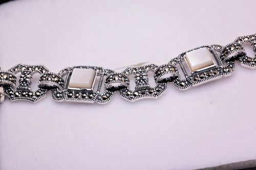 Srebrna bransoleta BDM2866 - Markazyty na Arena.pl