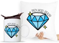 Zestaw Poduszka + Kubek Prezent Dla Przyjaciela Z Nadrukiem Ze Zdjęciem