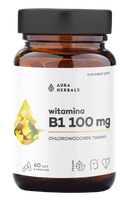 AURA HERBALS Witamina B1 100 mg, tiamina (60 kaps.)