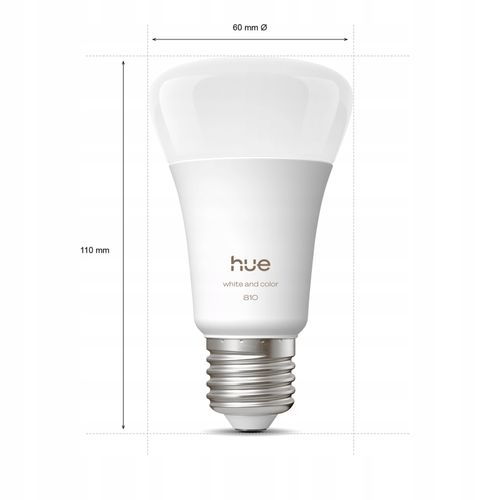 Inteligentna żarówka LED PHILIPS HUE 6W E27 Bluetooth, ZigBee (4 szt.) na Arena.pl