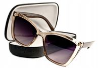 DAMSKIE OKULARY PRZECIWSŁONECZNE POLARYZACYJNE DLA KIEROWCY GLAMOUR Z ETUI