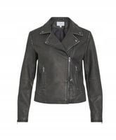 VILA VICARA Kurtka ze skóry ekologicznej XL