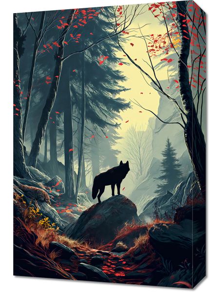 Obraz 40x60cm Leśne Echa zdjęcie 1