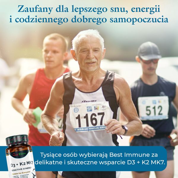 Witamina D3 2000IU K2 MK7 100mcg Max wsparcie systemu immunologicznego zdjęcie 8
