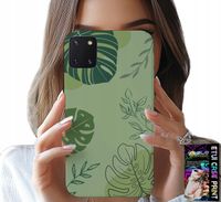 ETUI DO SAMSUNG GALAXY A81 - ZIELONE LIŚCIE ROŚLINNE WZORY PLECKI