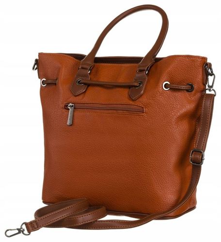 torba damska ze skóry ekologicznej z motywem skóry węża - david jones na Arena.pl