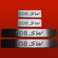 Listwa progowa PEUGEOT 508 MK1 508 SW Stal nierdzewna 304 mat 4szt