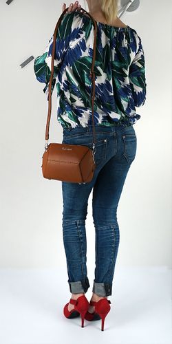 Flora & Co torba listonoszka - camel. na Arena.pl