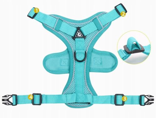 SZELKI BEZUCISKOWE TYPU GUARD + SMYCZ dla KOTA PSA na Arena.pl