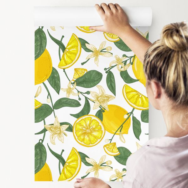 Tapeta Do Kuchni - Soczyste Cytryny zdjęcie 4