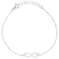 Bransoletka Infinity Nieskończoność 20 cm Srebro 925