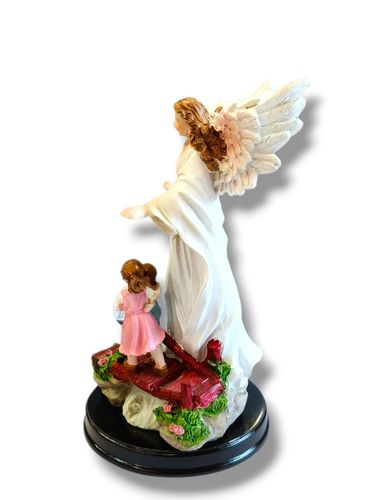 Anioł Opiekuńczy 22 Cm Figura Polyresin Nad Dziećmi 510 G na Arena.pl